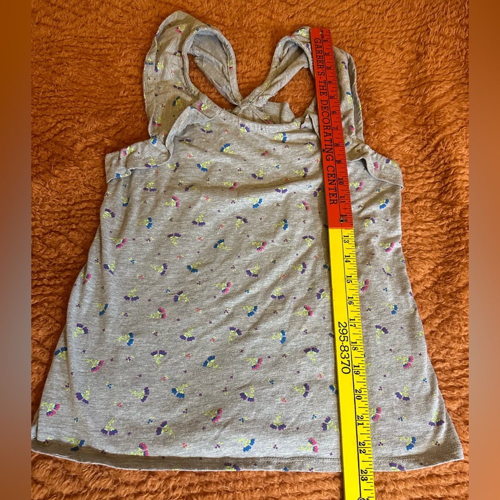 🌸 $3 if bundled - Girl’s XL (14 - 16) Tank with flutter straps and cute back - Picture 5 of 7
